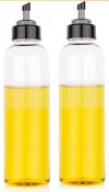 Stewit Oil Dispenser 1 Litre Cooking Oil Dispenser Bottle Oil Container Kitchen Accessories Items Kitchen Tools (Pack of 2-1000 ml)